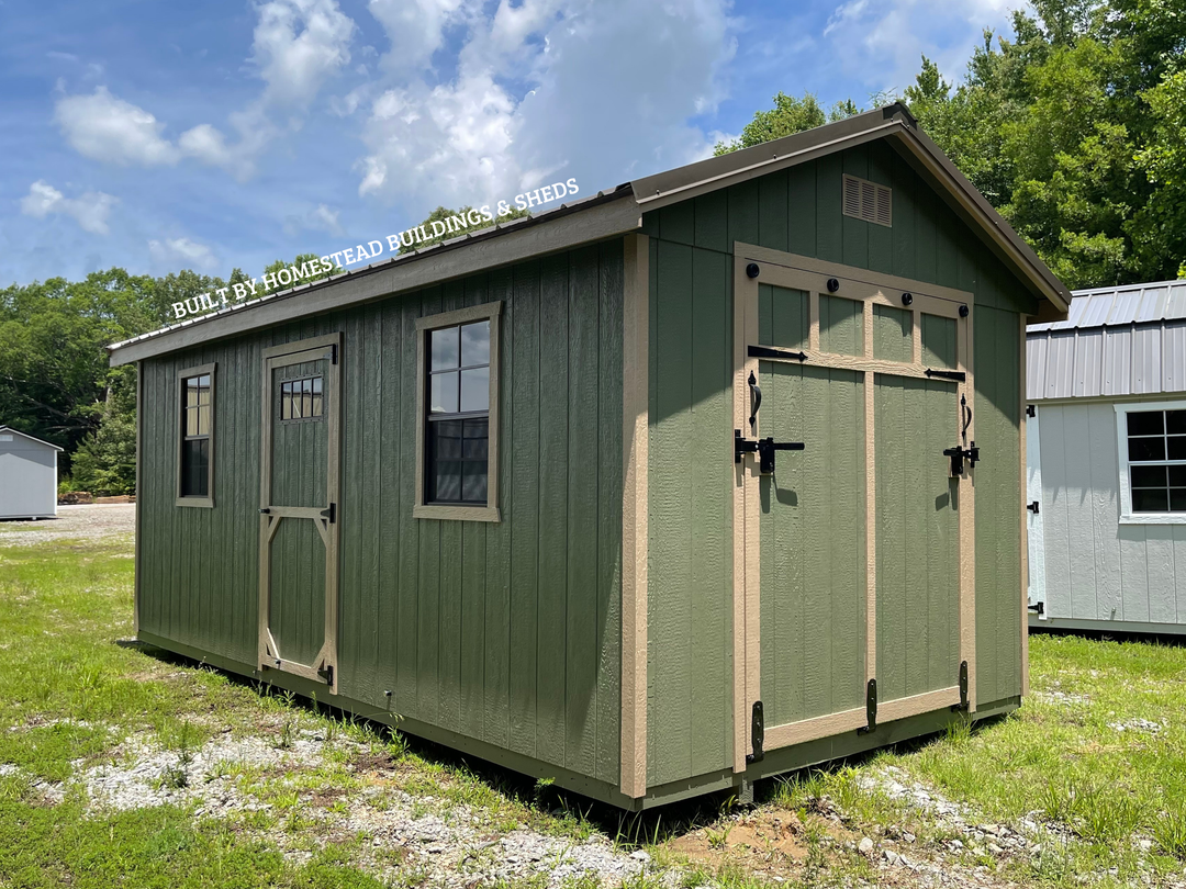 10x20 Heavy Duty Deluxe A-Frame with Rampage Door Design #196