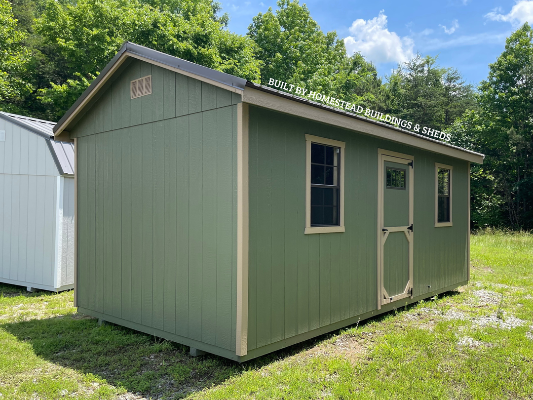 10x20 Heavy Duty Deluxe A-Frame with Rampage Door Design #196