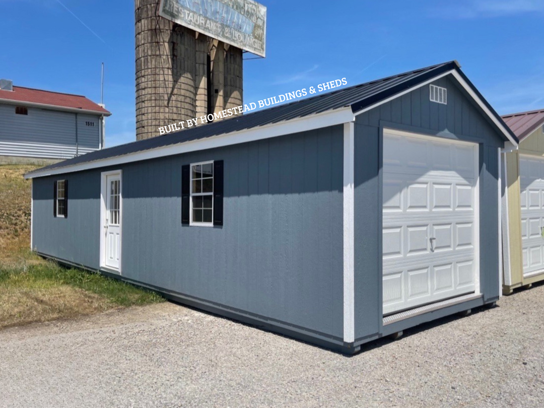 12x40 Heavy Duty Deluxe A-Frame Garage Design #220