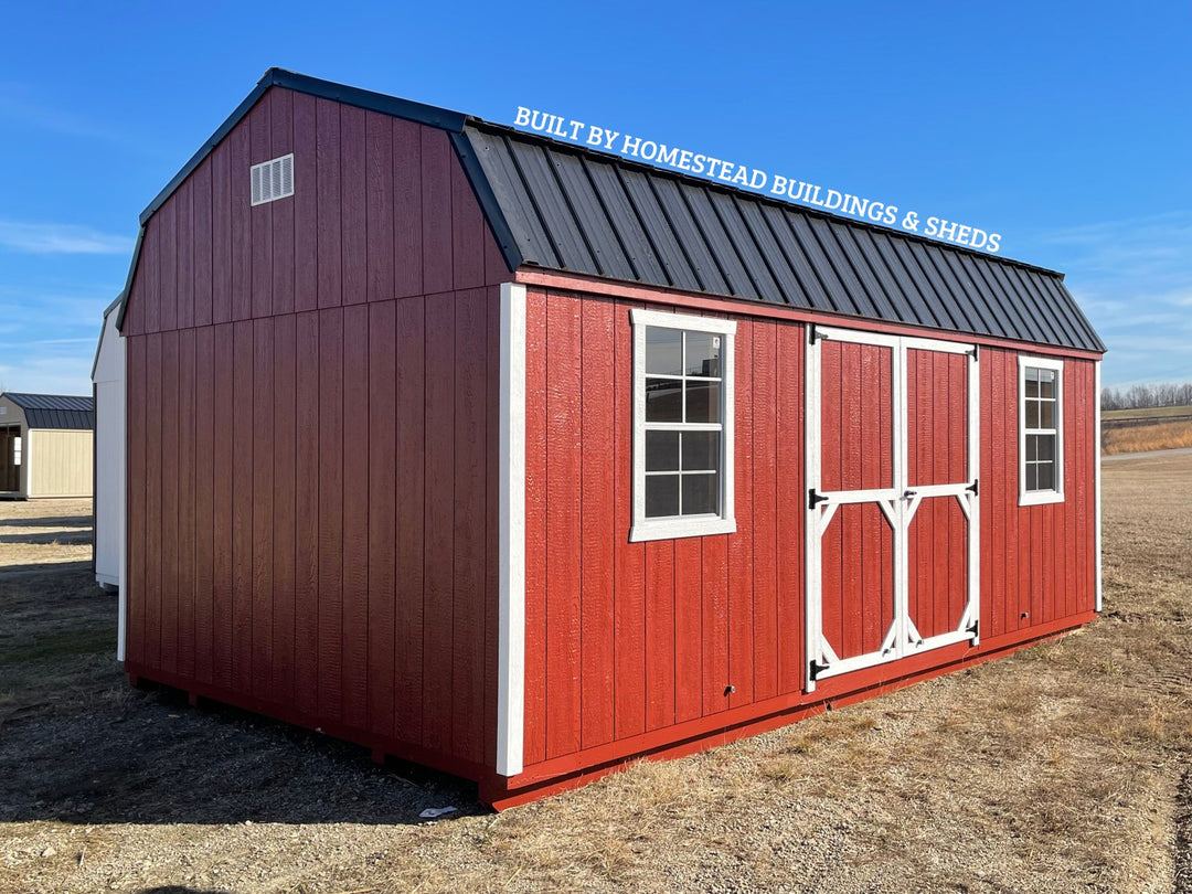 12x20 Deluxe High Barn Design #61 - Homestead Buildings & Sheds