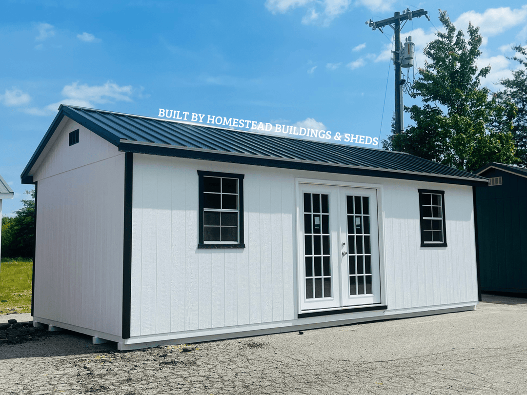 12x24 Deluxe A - Frame Design #73 - Homestead Buildings & Sheds