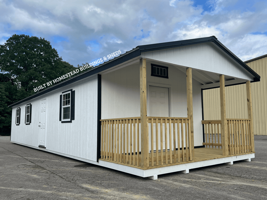 14x48 Deluxe A - Frame Cabin Design #80 - Homestead Buildings & Sheds