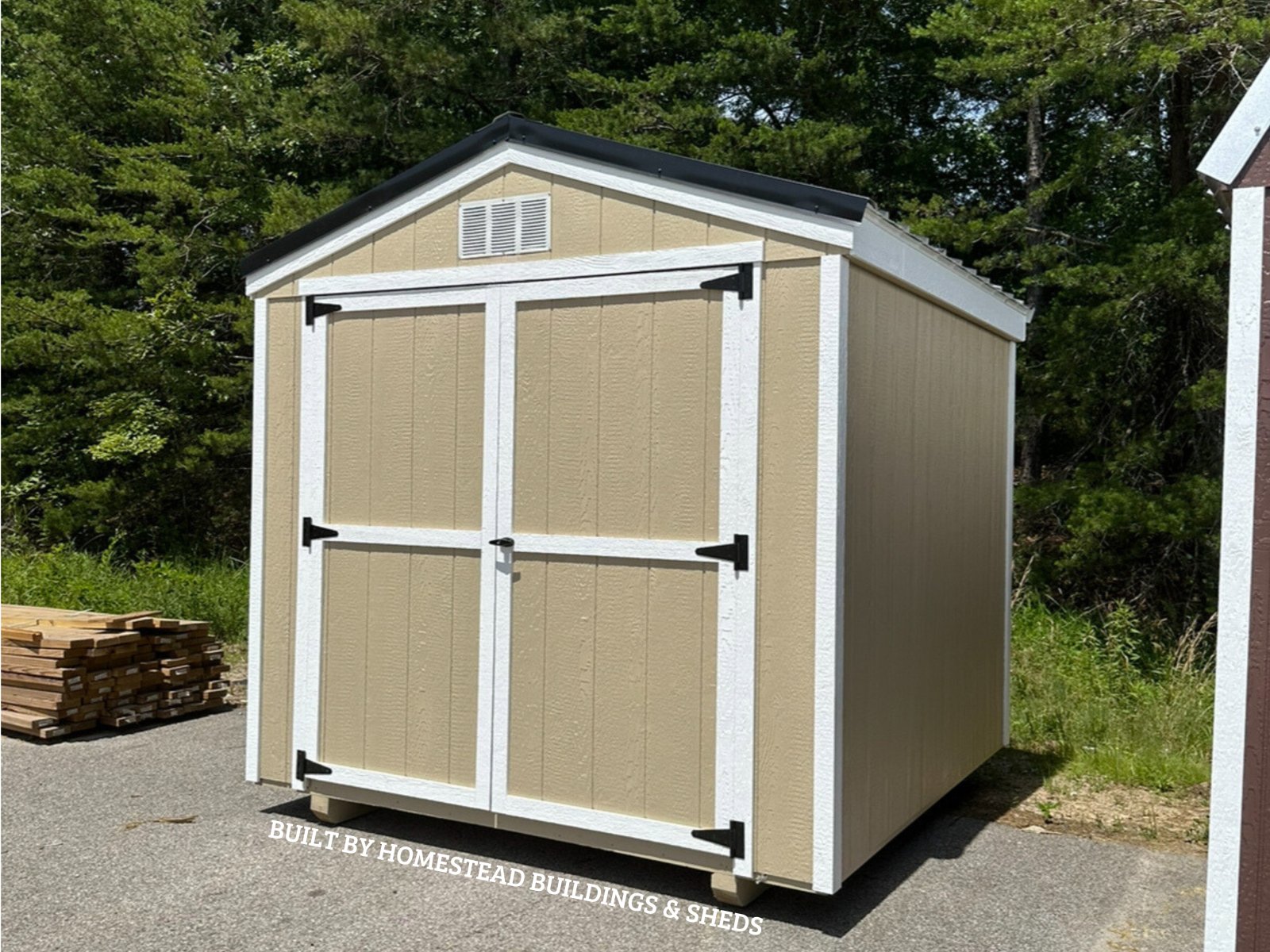 8x8 Utility Shed Style Design #4 – Homestead Buildings & Sheds