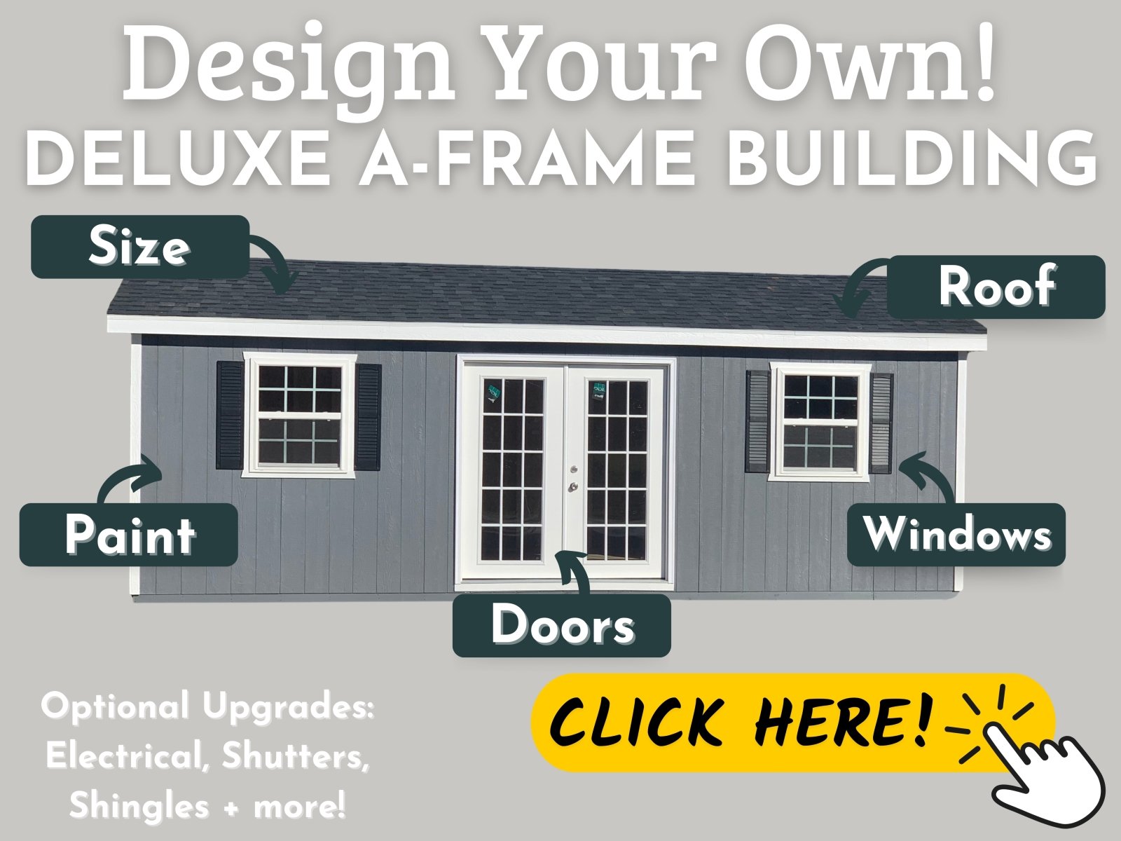 DESIGN YOUR OWN – Homestead Buildings & Sheds