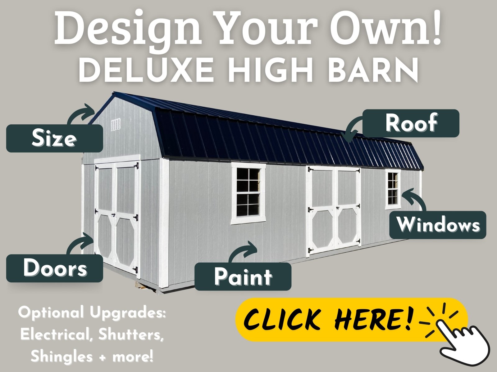 DESIGN YOUR OWN – Homestead Buildings & Sheds